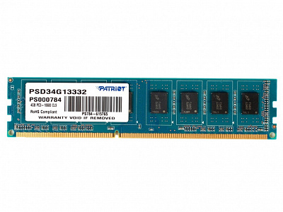 Оперативная память PATRIOT PSD34G13332 DDR3 4Гб (Новая) – фото