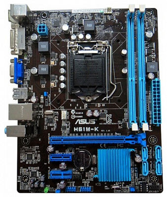 Материнская плата ASUS H61M-C – фото