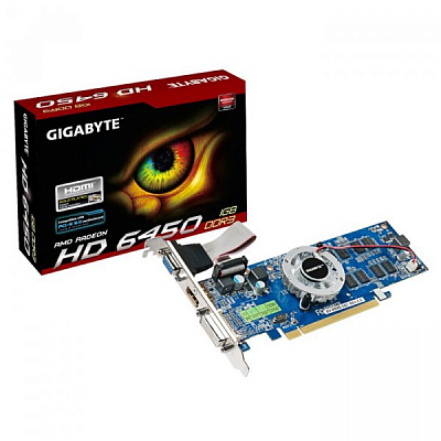 Видеокарта GIGABYTE RADEON HD6450 1Гб – фото