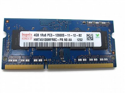 Оперативная память SO-DIMM HYNIX HMT451U6MFR8C-PB DDR3 4Гб – фото
