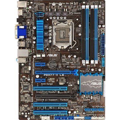Материнская плата ASUS P8H77-V – фото