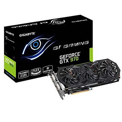 Видеокарта GIGABYTE GEFORCE GTX970 G1 GAMING 4Гб – фото
