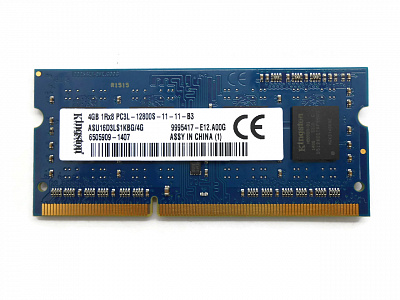 Оперативная память SO-DIMM KINGSTON ASU16D3LS1KBG/4G DDR3L 4Гб – фото