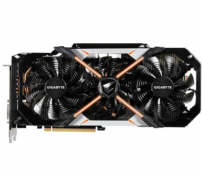 Видеокарта GIGABYTE GEFORCE GTX1080 AORUS 8Гб – фото