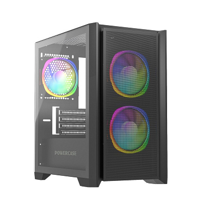 Корпус POWERCASE ALISIO MICRO Z3B ARGB (Новый) – фото