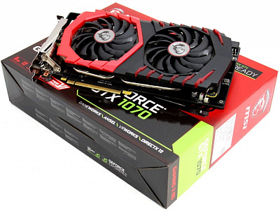 Видеокарта MSI GEFORCE GTX1070 GAMING X 8Гб (Новая) – фото