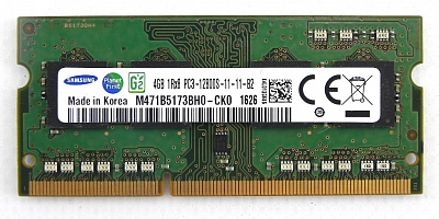 Оперативная память SO-DIMM SAMSUNG M471B5173BH0-CK0 DDR3 4Гб – фото
