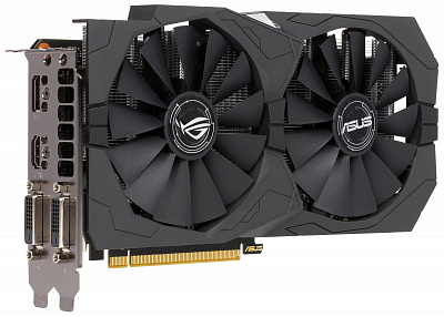 Видеокарта ASUS GEFORCE GTX1050 STRIX ОС 2Гб – фото