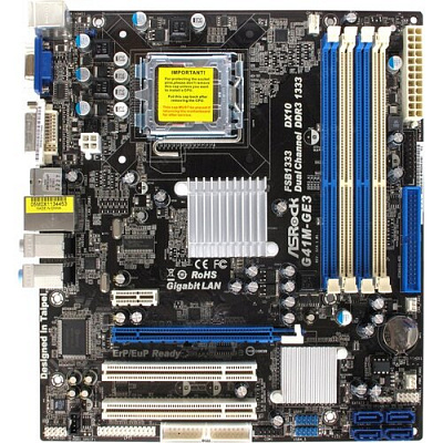 Материнская плата ASROCK G41M-GE3 – фото