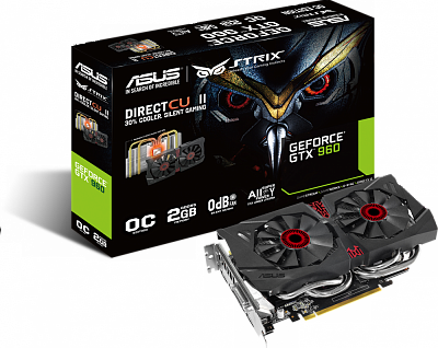 Видеокарта ASUS GEFORCE GTX960 STRIX 2Гб – фото