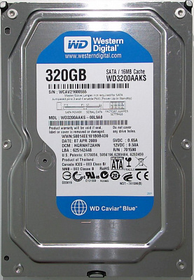 Жесткий диск WD WD3200AAKS 320Гб #2 – фото