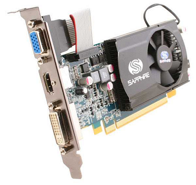 Видеокарта SAPPHIRE RADEON HD5570 1Гб  – фото