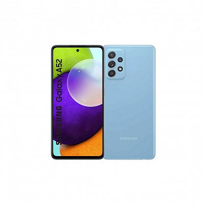 Смартфон SAMSUNG GALAXY A52 4/128 Гб BLUE (Новый) – фото