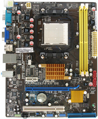 Материнская плата ASUS M2A74-AM SE – фото