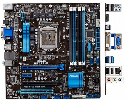 Материнская плата ASUS P8Z77-M – фото