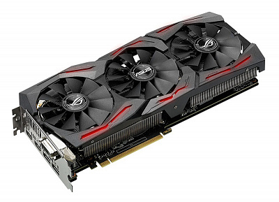 Видеокарта ASUS GEFORCE GTX1060 STRIX 6Гб – фото