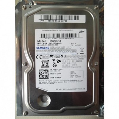 Жесткий диск SAMSUNG HD253GJ 250Гб #1 – фото