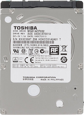 Жесткий диск для ноутбука TOSHIBA MQ01ACF032 320Гб #2 – фото