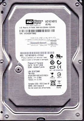 Жесткий диск WD WD1601ABYS 160Гб #3 – фото