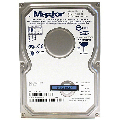 Жесткий диск MAXTOR 7V250F0 250Гб – фото