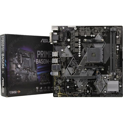 Материнская плата ASUS PRIME B450M-K – фото