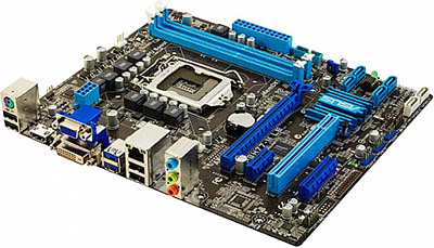 Материнская плата ASUS P8H77-M LE – фото