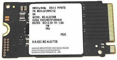 Накопитель SSD M.2 SAMSUNG MZALQ128HBHQ-000L2 128Гб (Новый) – фото