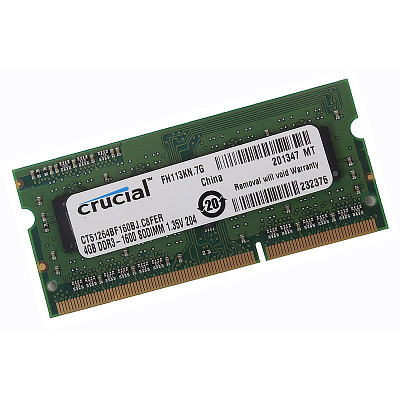 Оперативная память SO-DIMM CRUCIAL CT51264BF160BJ DDR3L 4Гб – фото
