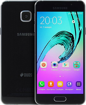Смартфон SAMSUNG GALAXY A3 (2016) SM-A310F BLACK – фото