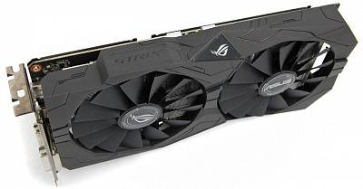 Видеокарта ASUS GEFORCE GTX1050 TI ROG STRIX OC 4Гб – фото