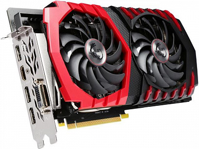 Видеокарта MSI GEFORCE GTX1050 TI GAMING X 4Гб – фото