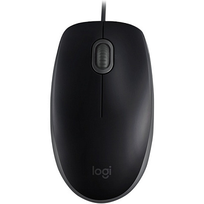 Мышь LOGITECH B110 SILENT BLACK (Новая) – фото