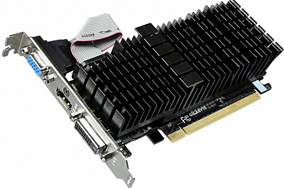 Видеокарта GIGABYTE GEFORCE GT710 SILENT 2Гб – фото