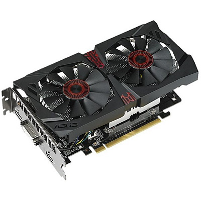 Видеокарта ASUS GEFORCE GTX750 TI STRIX 2Гб – фото