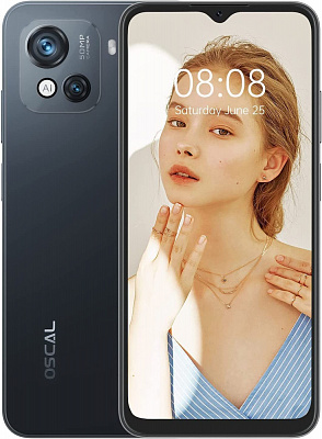 Смартфон OSCAL C80 128ГБ BLACK – фото