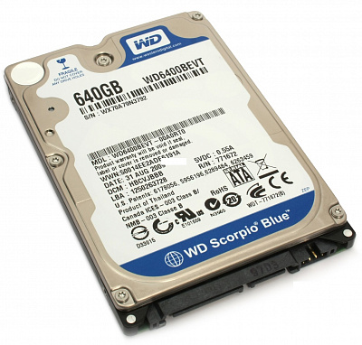 Жесткий диск для ноутбука WD WD6400BEVT 640Гб – фото