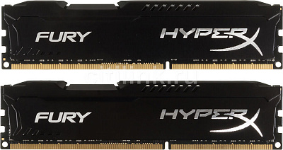 Оперативная память KINGSTON HYPERX FURY HX316C10FBK2/16 DDR3 16Гб (Новая) – фото