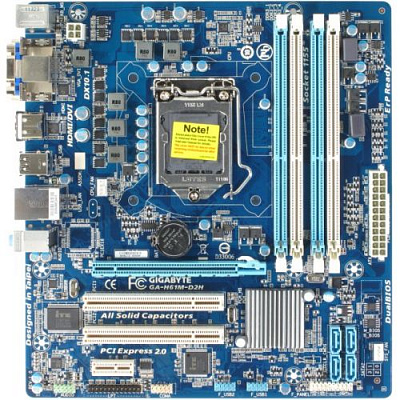 Материнская плата GIGABYTE GA-H61M-D2H (Уценка) – фото