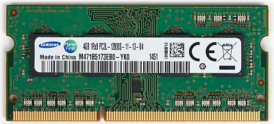 Оперативная память SO-DIMM SAMSUNG M471B5173EB0 DDR3 4Гб – фото