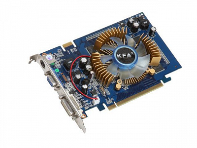 Видеокарта GALAXY GEFORCE 8600GT 512Мб – фото