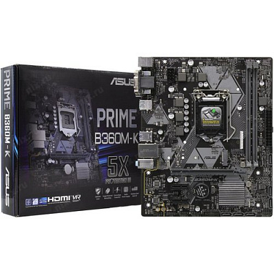 Материнская плата ASUS PRIME B360M-K – фото