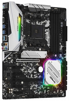Материнская плата ASROCK B450 STEEL LEGEND – фото