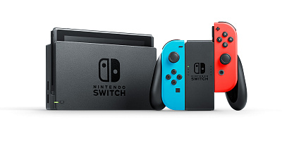 Игровая приставка NINTENDO SWITCH + 3 Игры – фото