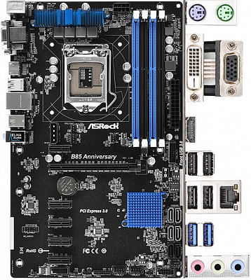 Материнская плата ASROCK B85 ANNIVERSARY – фото
