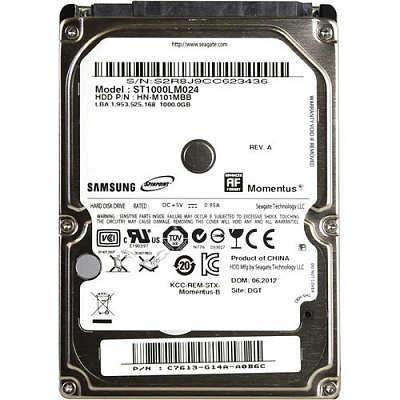 Жесткий диск для ноутбука SAMSUNG ST1000LM024 1Тб #2 – фото