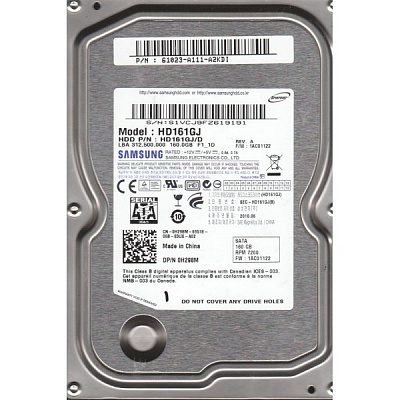 Жесткий диск SAMSUNG HD161GJ 160Гб #3 – фото