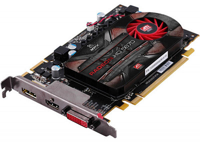 Видеокарта XFX RADEON HD5670 1Гб – фото