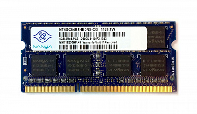 Оперативная память SO-DIMM NANYA NTGC64B8HB0NS-CG DDR3 4Гб – фото