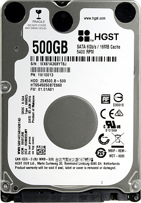 Жесткий диск для ноутбука HGST HTS545050B7E660 500Гб #3 – фото