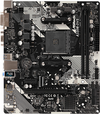 Материнская плата ASROCK A320M-DVS – фото